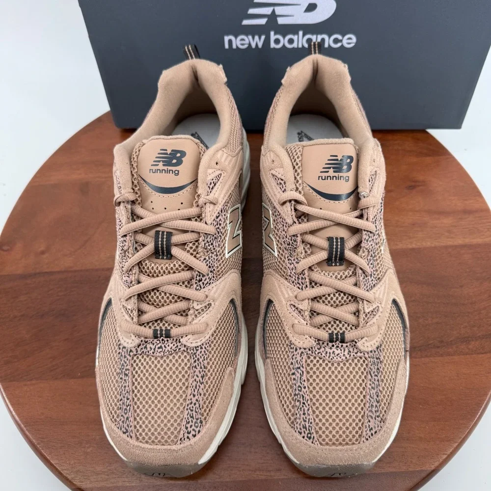 New Balance 530 Sneakers Brown Black Animal Print U530CRA Size Unisex M 10.5/W12